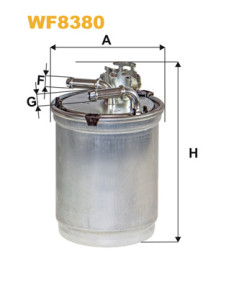 WF8380 Palivový filter WIX FILTERS