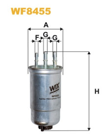 WF8455 Palivový filter WIX FILTERS