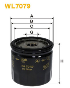 WL7079 Olejový filter WIX FILTERS