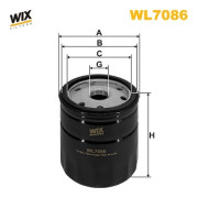 WL7086 Olejový filter WIX FILTERS