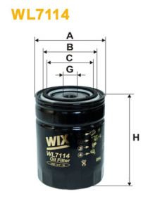 WL7114 Filter pracovnej hydrauliky WIX FILTERS