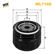 WL7168 Hydraulický filtr, automatická převodovka WIX FILTERS