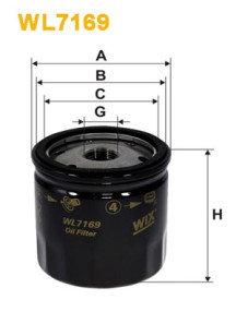 WL7169 Olejový filter WIX FILTERS