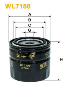 WL7188 Olejový filter WIX FILTERS