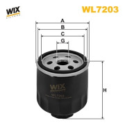 WL7203 Olejový filter WIX FILTERS