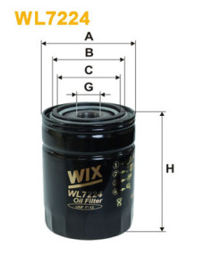 WL7224 Olejový filter WIX FILTERS