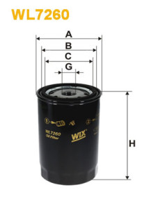 WL7260 Olejový filter WIX FILTERS
