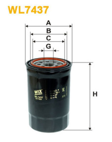 WL7437 Olejový filter WIX FILTERS