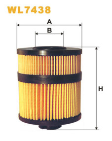 WL7438 Olejový filter WIX FILTERS