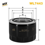 WL7443 Olejový filter WIX FILTERS