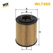 WL7460 Olejový filter WIX FILTERS