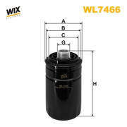 WL7466 Olejový filter WIX FILTERS