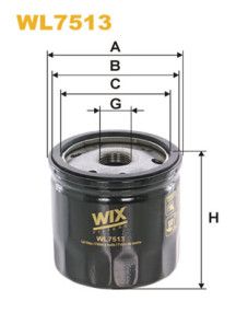 WL7513 Olejový filter WIX FILTERS