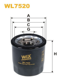 WL7520 Olejový filter WIX FILTERS