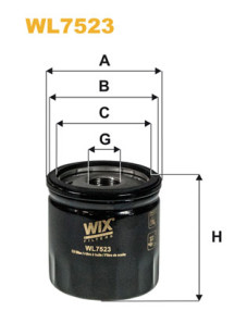 WL7523 Olejový filter WIX FILTERS