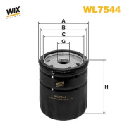 WL7544 Olejový filter WIX FILTERS