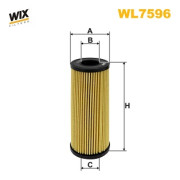 WL7596 Olejový filter WIX FILTERS