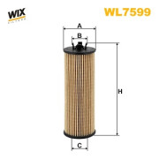 WL7599 Olejový filter WIX FILTERS