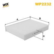 WP2232 Filter vnútorného priestoru WIX FILTERS