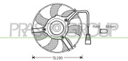 AD032F004 Ventilátor chladenia motora PrascoSelection PRASCO