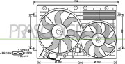 AD202F001 Ventilátor chladenia motora PrascoSelection PRASCO