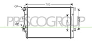 AD202R004 Chladič motora PrascoSelection PRASCO