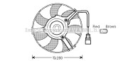 AI7516 Ventilátor chladenia motora PRASCO
