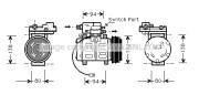AIK181 Kompresor klimatizácie PRASCO