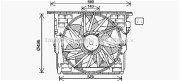 BW7564 Ventilátor chladenia motora PRASCO