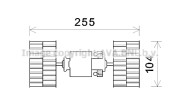 BW8484 Elektromotor vnútorného ventilátora PRASCO