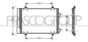 CI424C001 Kondenzátor klimatizácie PrascoSelection PRASCO