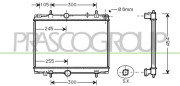 CI520R002 Chladič motora PrascoSelection PRASCO