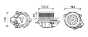 CN8293 Elektromotor vnútorného ventilátora PRASCO