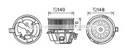 DA8012 Elektromotor vnútorného ventilátora PRASCO