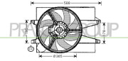 FD340F002 Ventilátor chladenia motora PrascoSelection PRASCO