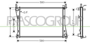 FD340R002 Chladič motora PrascoSelection PRASCO