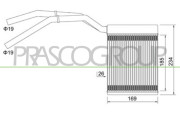 FD424H001 Výmenník tepla vnútorného kúrenia PrascoSelection PRASCO