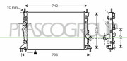 FD424R005 Chladič motora PrascoSelection PRASCO