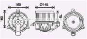 FD8626 Elektromotor vnútorného ventilátora PRASCO