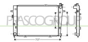 HN802R014 Chladič motora PrascoSelection PRASCO