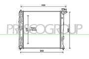 HN804R009 Chladič motora PrascoSelection PRASCO