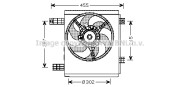 MC7501 Ventilátor chladenia motora PRASCO