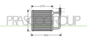 ME039H001 Výmenník tepla vnútorného kúrenia PrascoSelection PRASCO