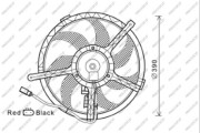 MN308F002 Ventilátor chladenia motora PrascoSelection PRASCO