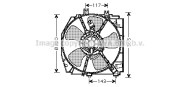 MZ7521 Ventilátor chladenia motora PRASCO