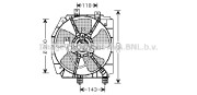 MZ7523 Ventilátor chladenia motora PRASCO
