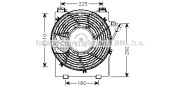 OL7518 Ventilátor chladenia motora PRASCO