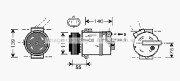 OLK451 Kompresor klimatizácie PRASCO