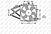 OP030F004 Ventilátor chladenia motora PrascoSelection PRASCO