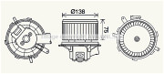PE8406 Elektromotor vnútorného ventilátora PRASCO